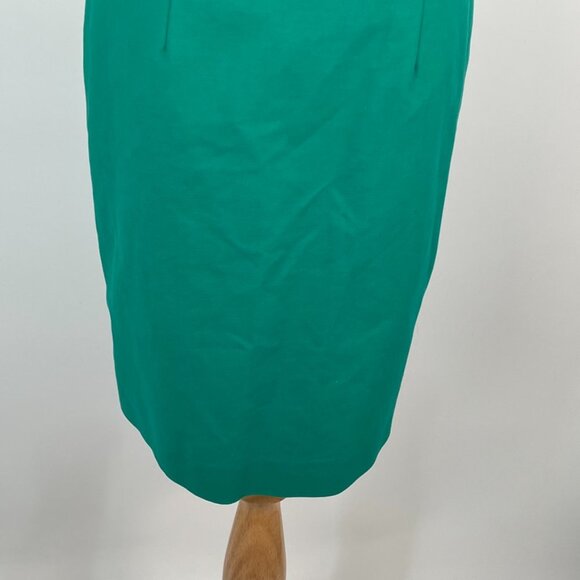 HOST PICK- Banana Republic Green Cotton Midi Dress Size 6 - Picture 13 of 13